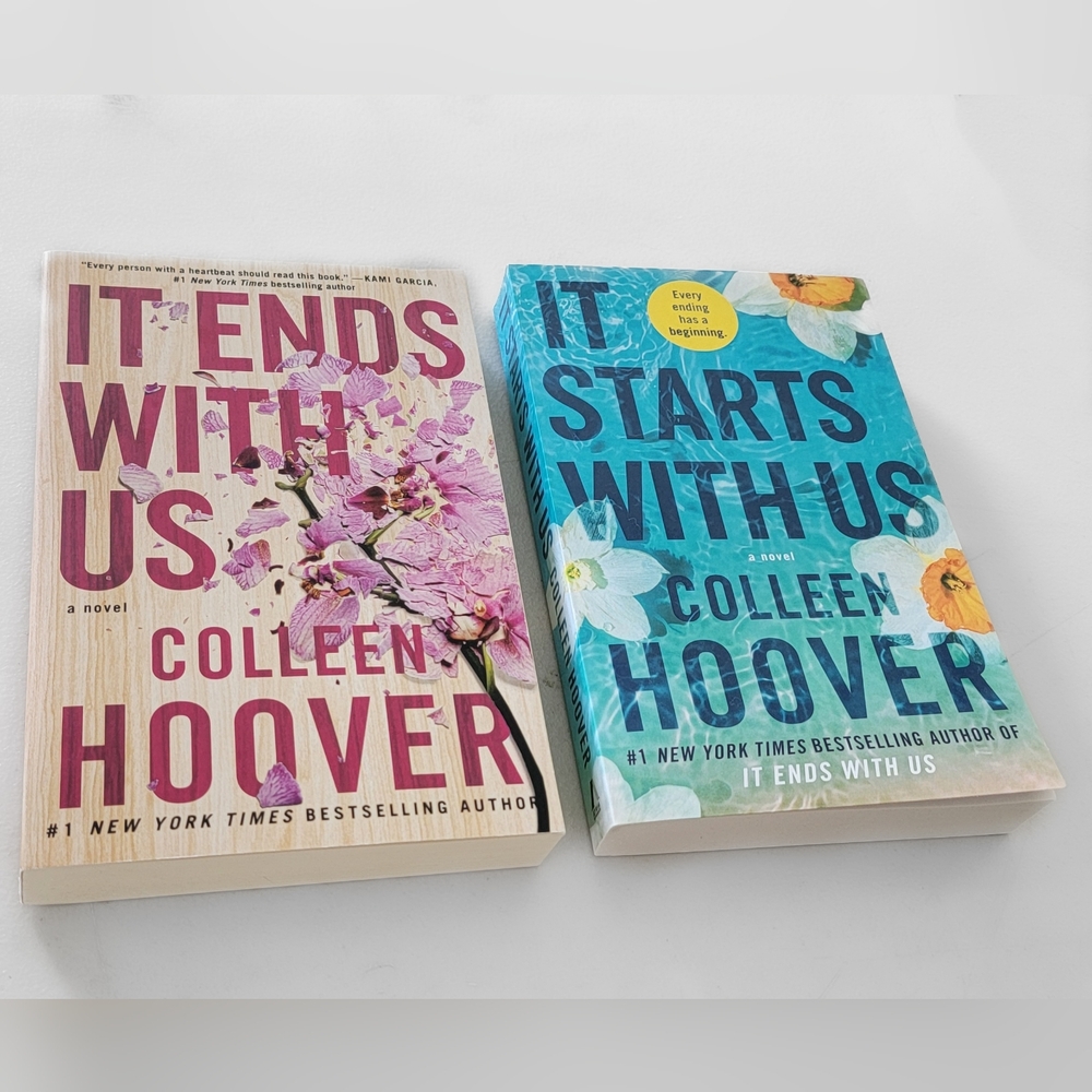 It Ends with Us & It Starts with Us Books By Colleen Hoover - Paperback